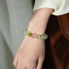 Spiritual crystal chakra bracelet for cultivating unconditional love and inner harmony, perfect as a personalized mindfulness crystal gift.