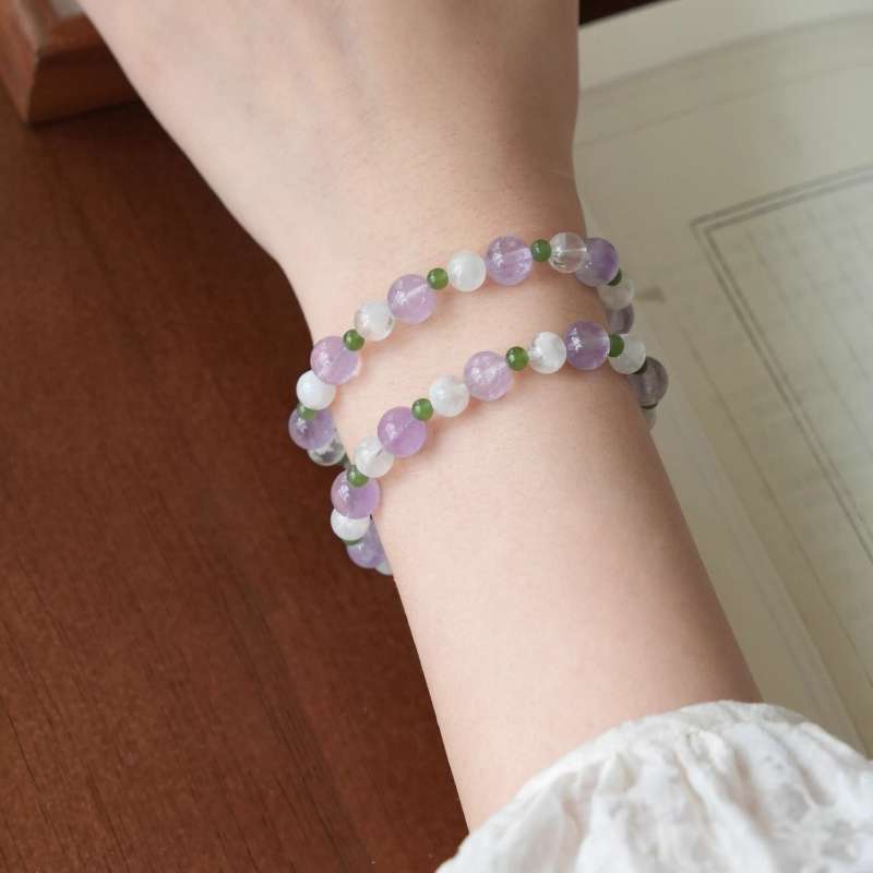 Spiritual gemstone jewelry designed to purify your energy, quiet the mind, and support deep mindfulness practices.