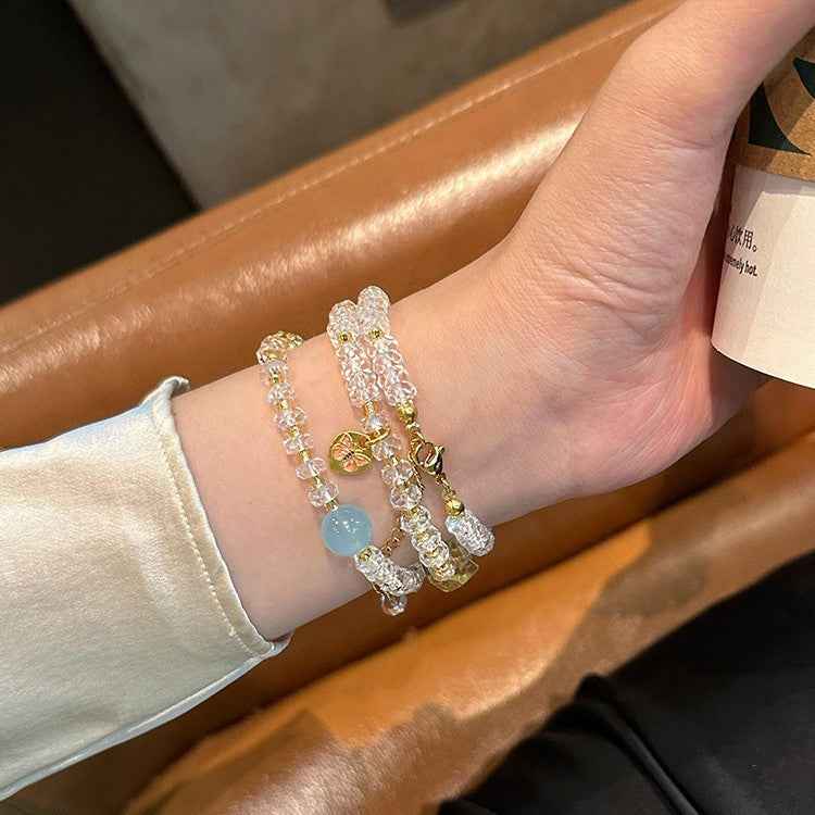 Throat Serenity - Aquamarine Crystal Necklace