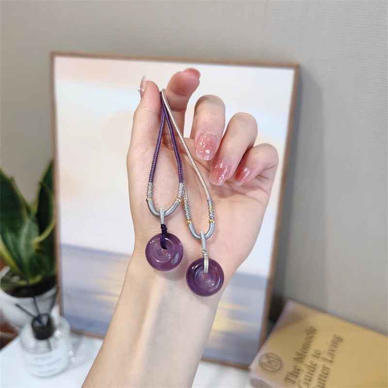 Crown Wisdom - Amethyst Ping'an Necklace