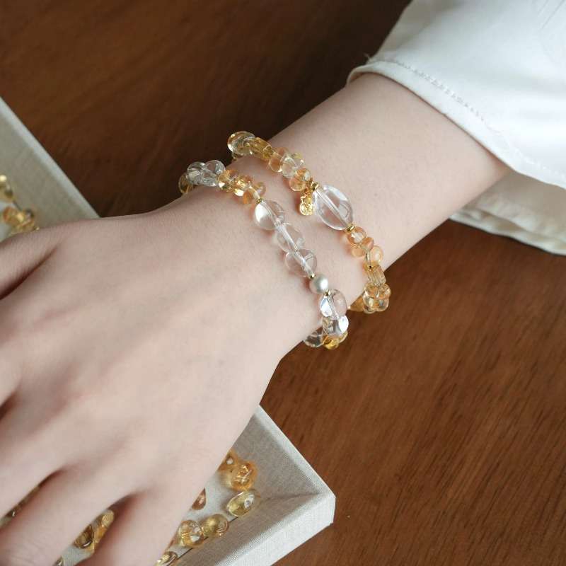 Spiritual crystal chakra bracelet for mental clarity and spiritual purification, perfect as a personalized mindfulness gift.