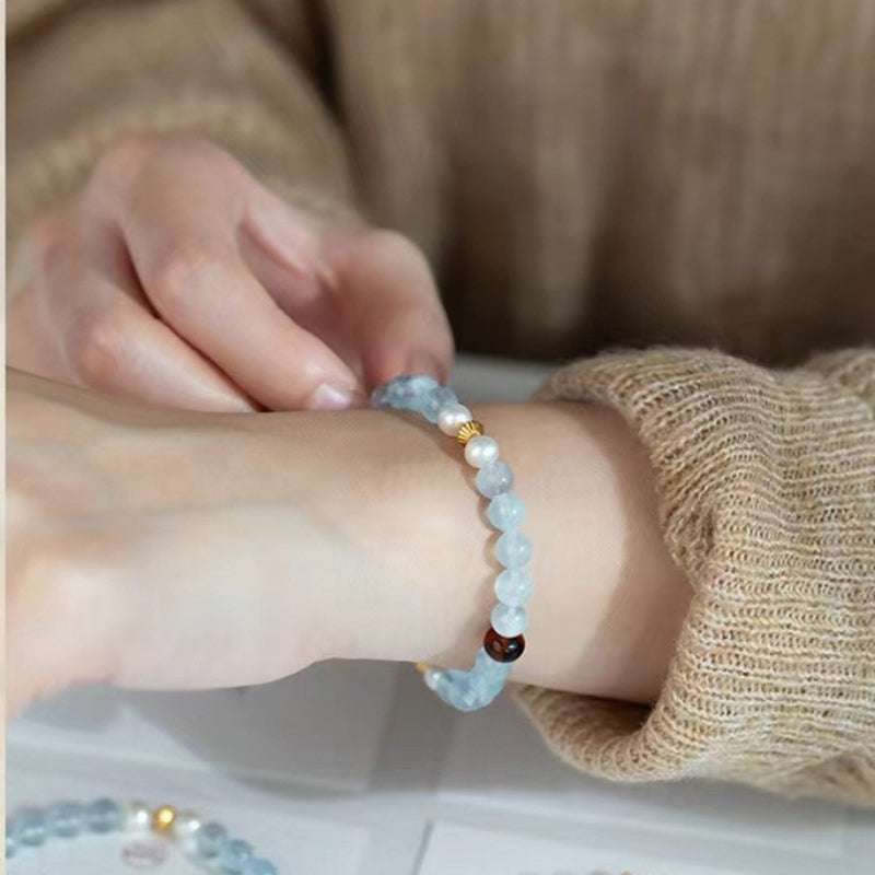 Spiritual crystal chakra bracelet for cultivating mental clarity and emotional balance, perfect as a personalized mindfulness crystal gift.