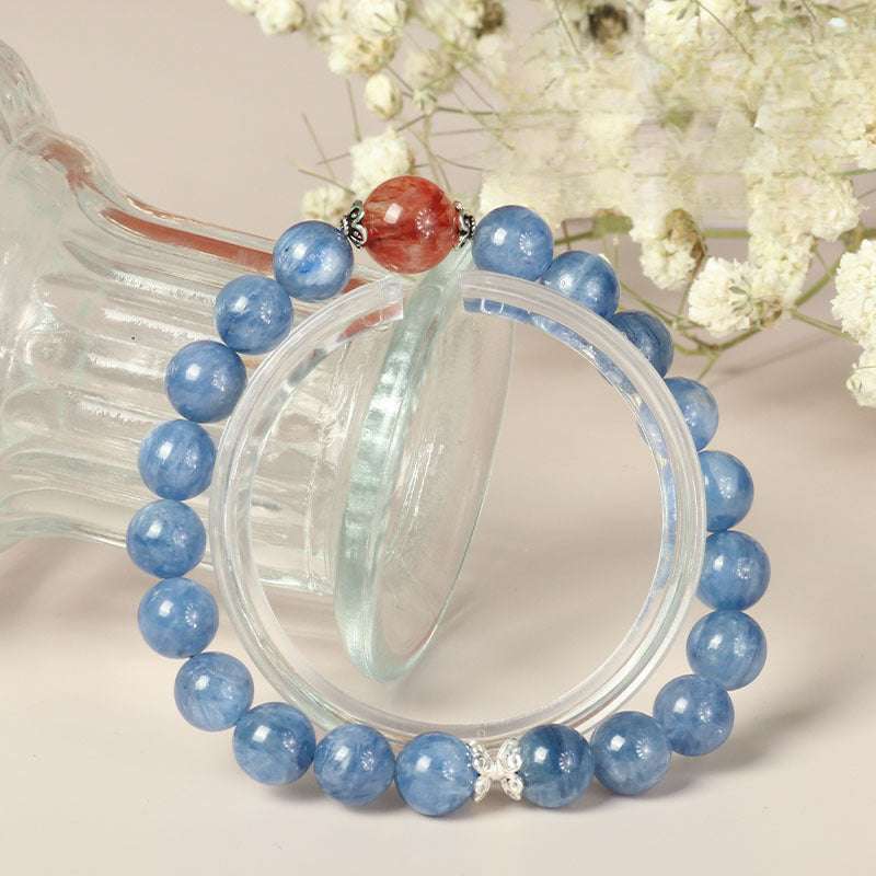 Spiritual crystal chakra bracelet for zodiac healing, perfect as a personalized mindfulness gift for Cancer.