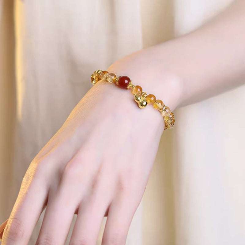 Spiritual crystal chakra bracelet for infinite cosmic protection, perfect as a personalized mindfulness gift for Gemini.