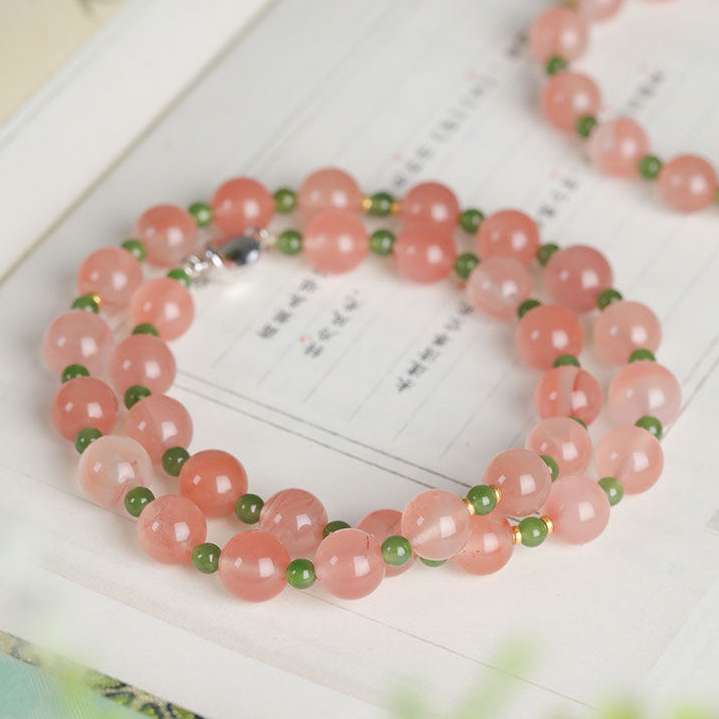 Spiritual crystal chakra bracelet for harmonizing yin-yang energy, perfect as a personalized mindfulness crystal gift.
