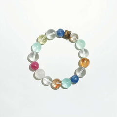 Handmade crystal jewelry featuring premium multi-stone crystals designed to attract wealth manifestation and prosperity.