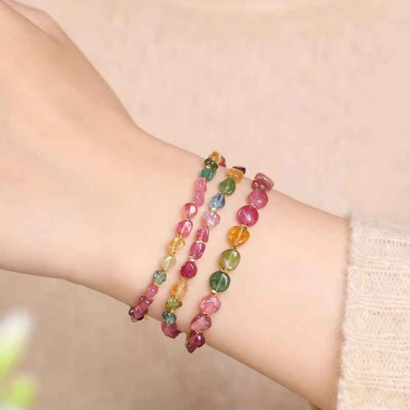 Chakra Balance | Multi-Color Tourmaline Necklace