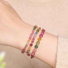 Chakra Balance | Multi-Color Tourmaline Necklace