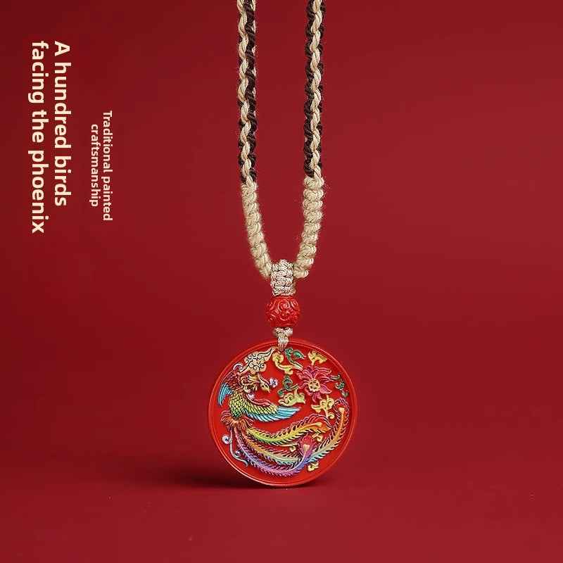 Root Awakening |   Thangka Hand-Painted Necklace