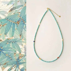 Chakra Harmony | Turquoise Red Agate Necklace