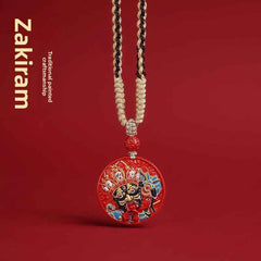 Root Awakening |   Thangka Hand-Painted Necklace